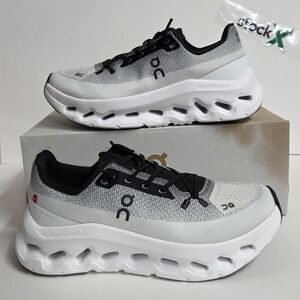 On Running Athletic Shoes in Black and White